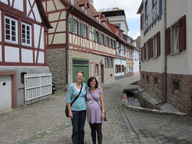 Erynn and Jackie in Weinheim.JPG